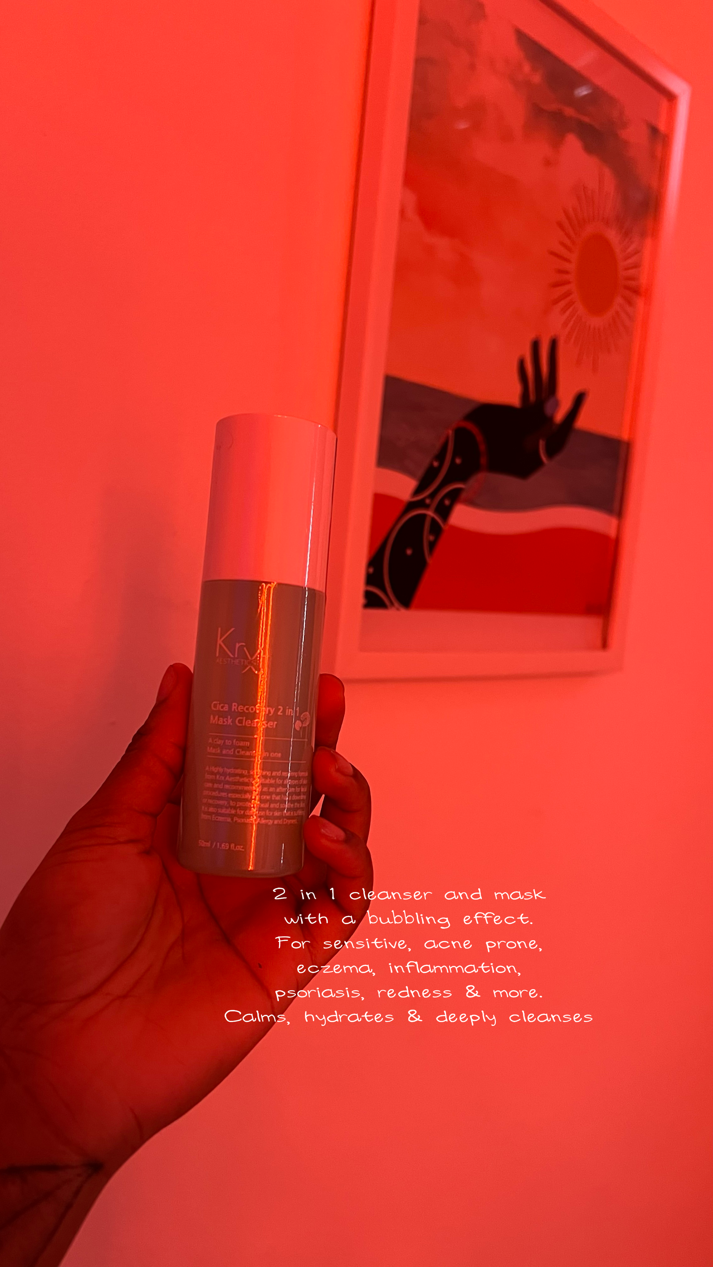 KrX Cica Recovery 2 in 1 Cleanser